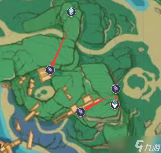 原神最全鬼兜虫采集路线