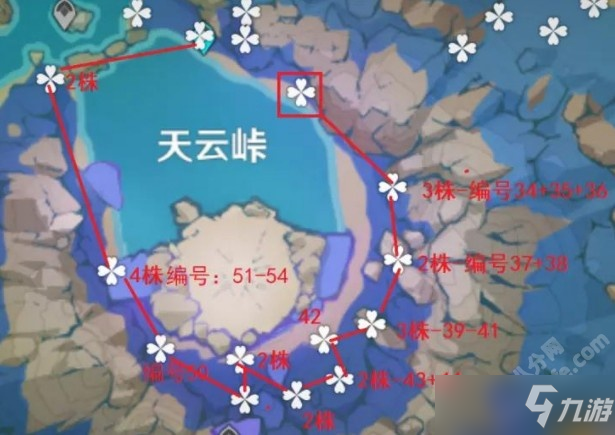 原神天云草实分布位置及采集路线推荐攻略