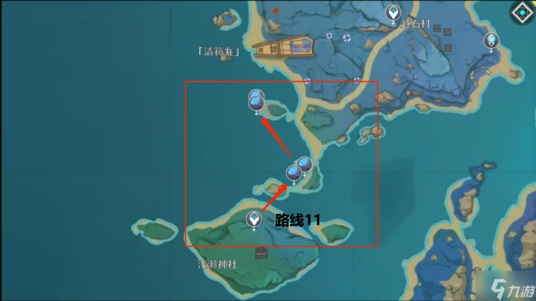 原神海灵芝分布图大全 采集点及路线汇总
