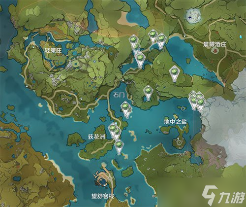 原神莲蓬采集位置分布图介绍