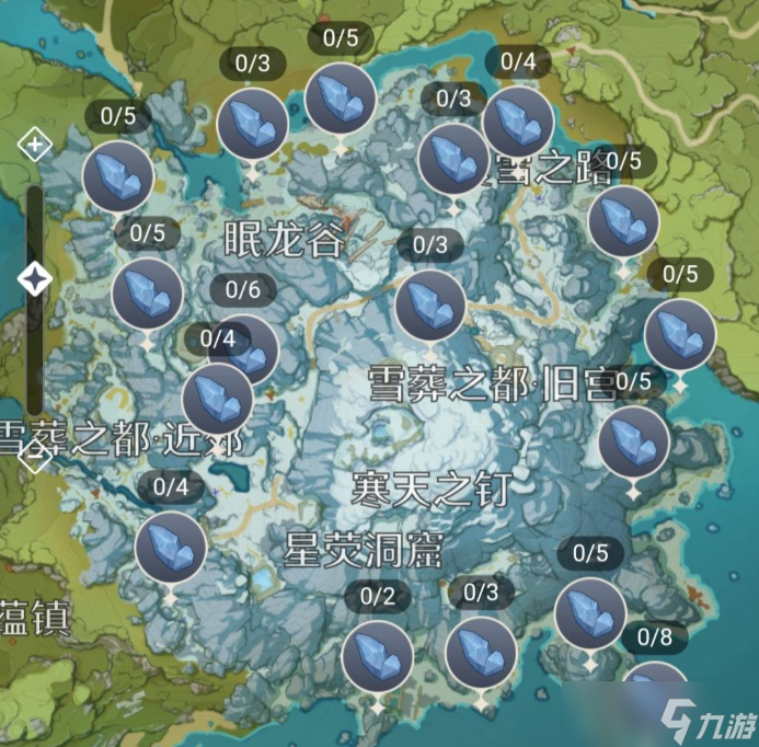原神50个星银矿石位置分别在哪