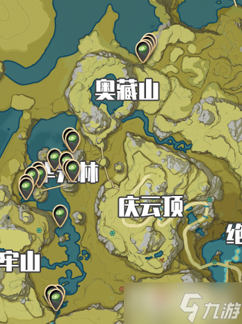 《原神》莲蓬分布位置