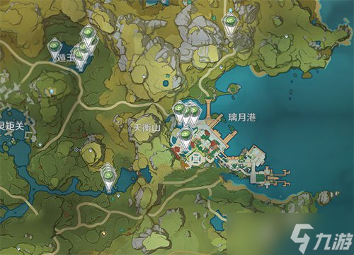 原神莲蓬采集位置分布图介绍