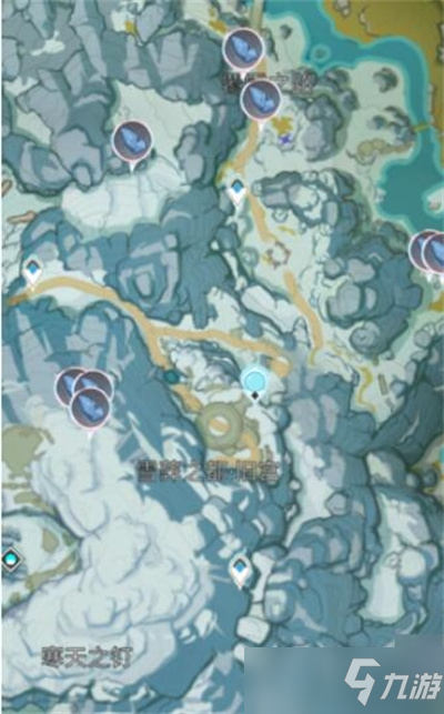 原神星银矿石采集位置分布图