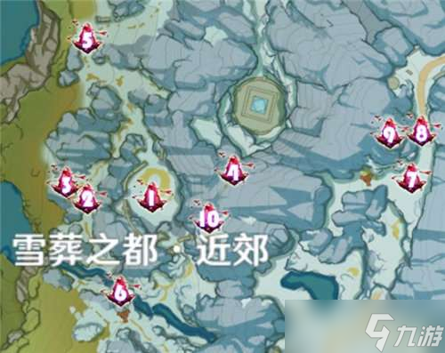 原神所有绯红玉髓位置