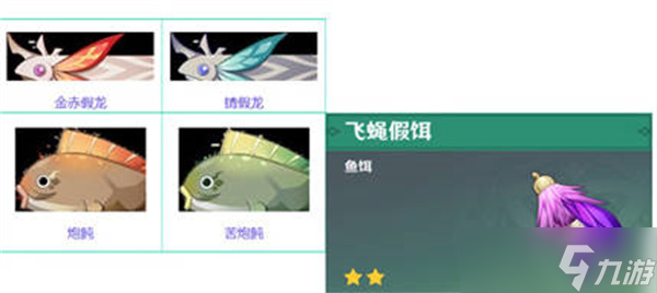 原神钓鱼对应的鱼饵2022