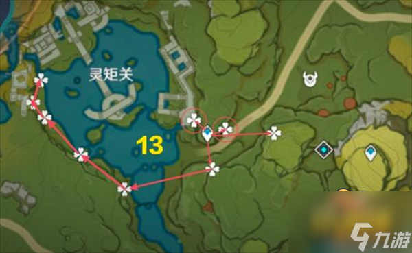 原神琉璃袋在哪里采集-琉璃袋采集路线图