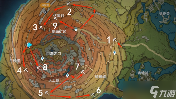 原神老石位置分布图