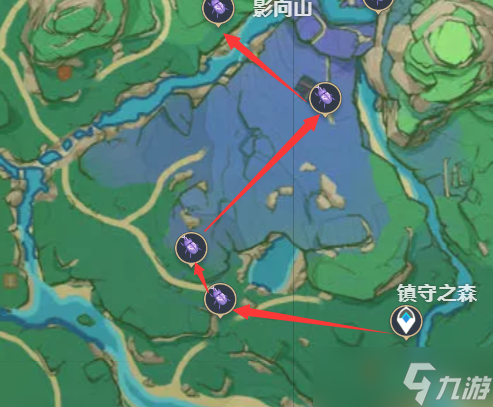 原神最全鬼兜虫采集路线