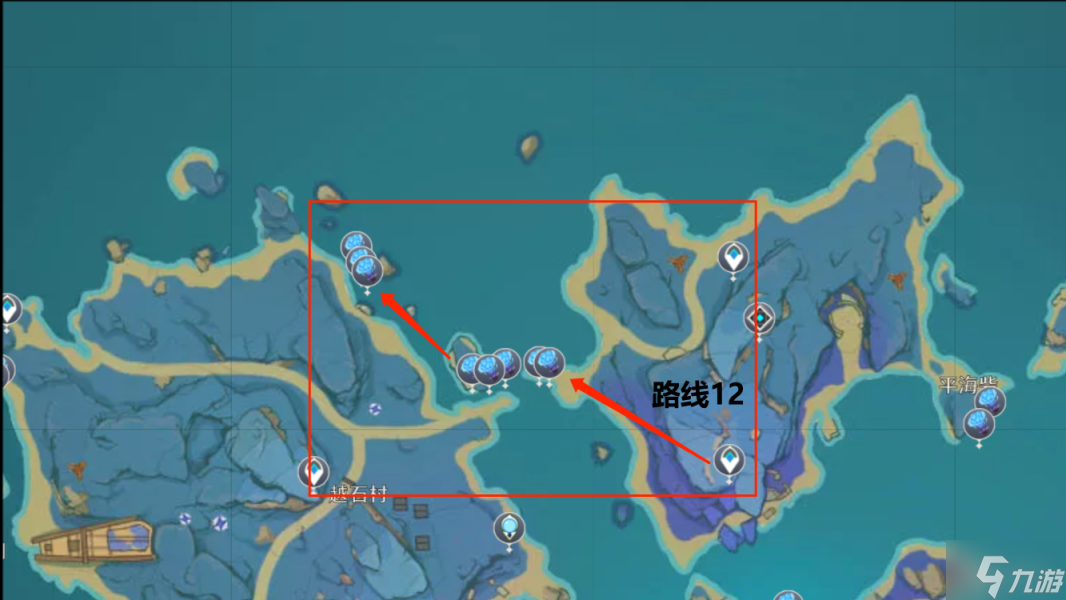 原神海灵芝采集路线图分享 稻妻海灵芝位置大全
