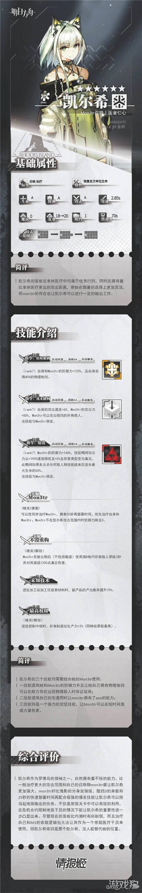 明日方舟凯尔希值得培养吗(凯尔希测评分享)