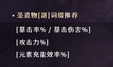 原神九条裟罗圣遗物推荐