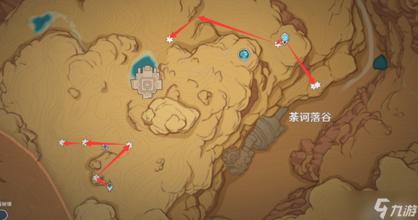 《原神》圣金虫采集路线