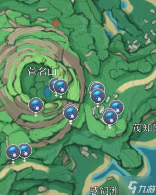 原神幽灯蕈采集位置路线
