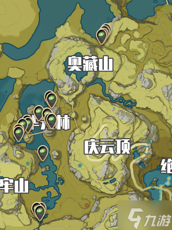《原神》莲蓬采集位置 莲蓬分布