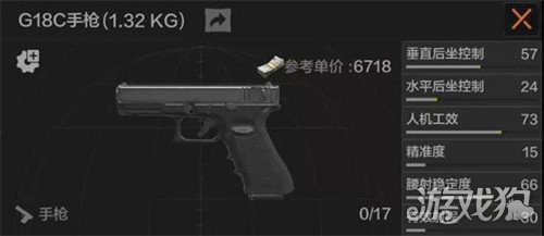 暗区突围G18C手枪怎么样?(G18C手枪数据测评)