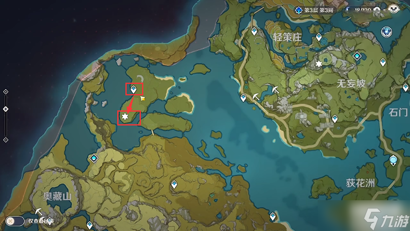 原神璃月地灵龛位置分布图2022