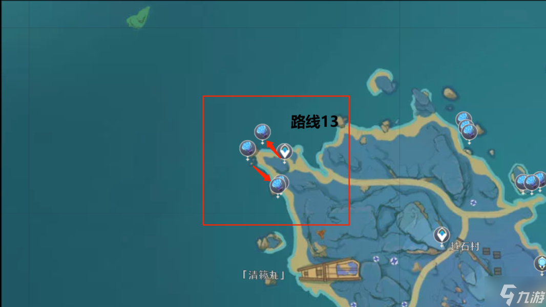 原神海灵芝采集路线图分享 稻妻海灵芝位置大全