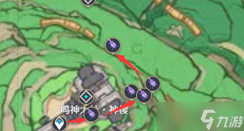 原神最全鬼兜虫采集路线