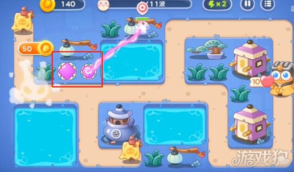 保卫萝卜阿波道长36关攻略(无伤全清很容易)