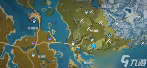 《原神》夜泊石分布位置