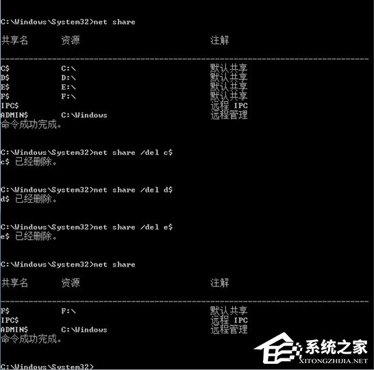 Win10怎么关闭默认共享？