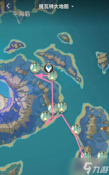 《原神》飘浮灵位置
