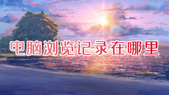 电脑浏览记录在哪里(电脑怎么查看浏览记录)