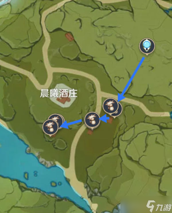 《原神》慕风蘑菇采集地点