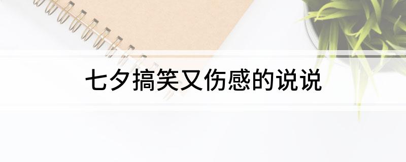 七夕搞笑又伤感的说说