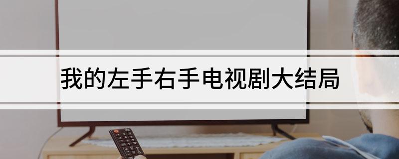 我的左手右手电视剧大结局