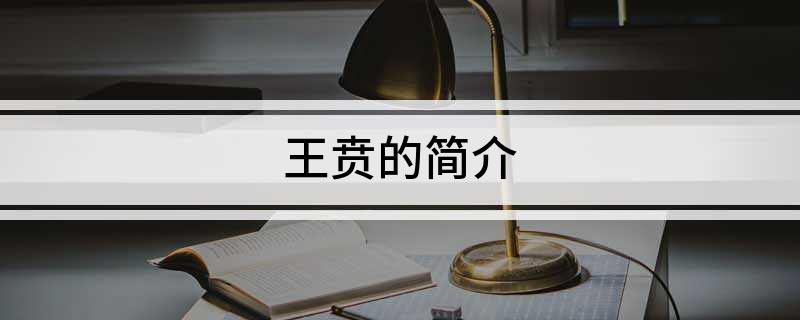 王贲的简介