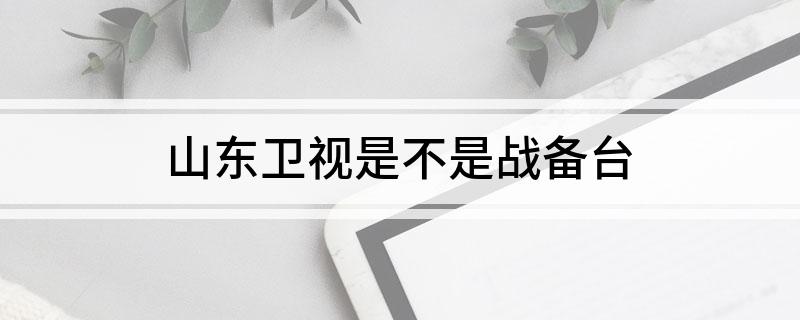 山东卫视是不是战备台