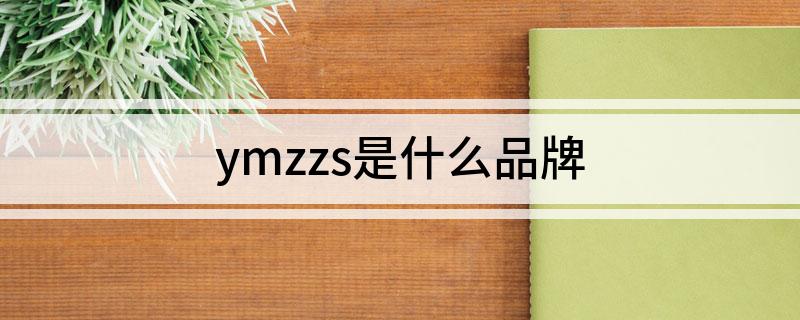 ymzzs是什么品牌?