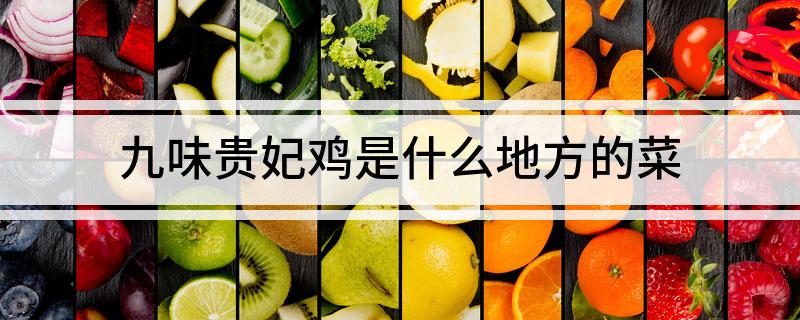 九味贵妃鸡是什么地方的菜?