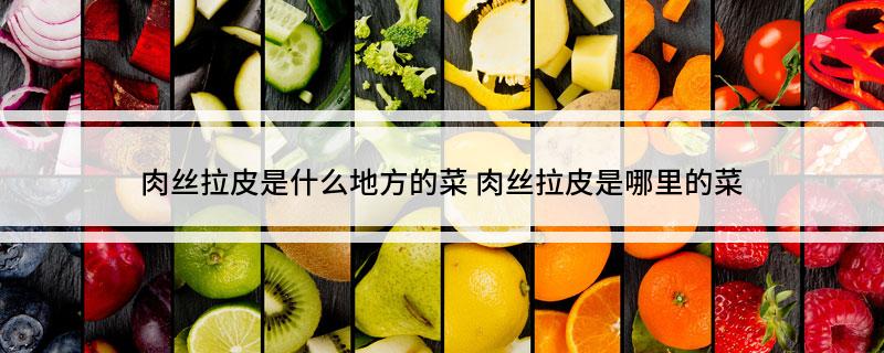 肉丝拉皮是什么地方的菜(肉丝拉皮是哪里的菜)?