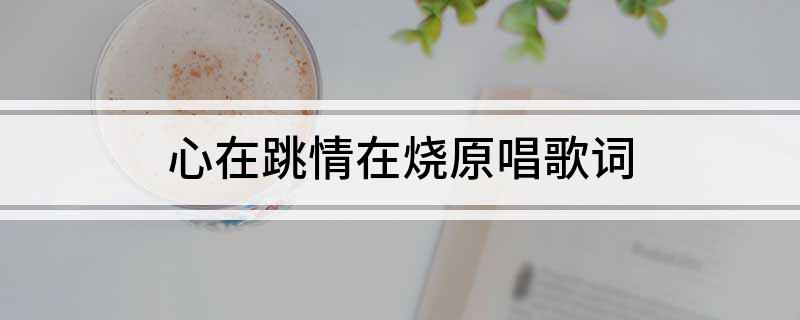 心在跳情在烧原唱歌词