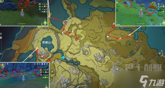 原神石珀采集地点 原神石珀采集路线图