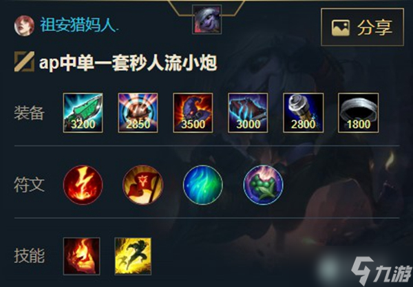 英雄联盟手游麦林炮手 崔丝塔娜出装天赋攻略