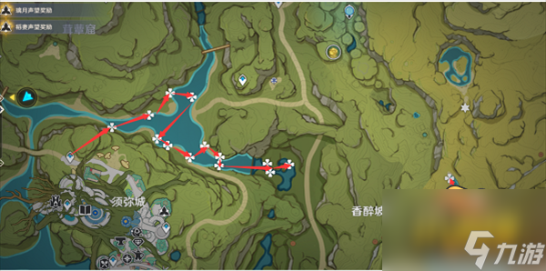 原神月莲在哪-月莲采集路线图