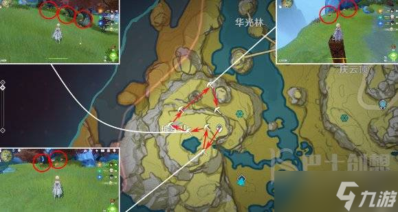 原神石珀采集地点 原神石珀采集路线图