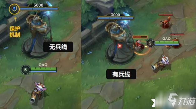 《英雄联盟手游》防御塔机制