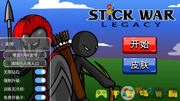 火柴人战争遗产无敌版无限钻石版