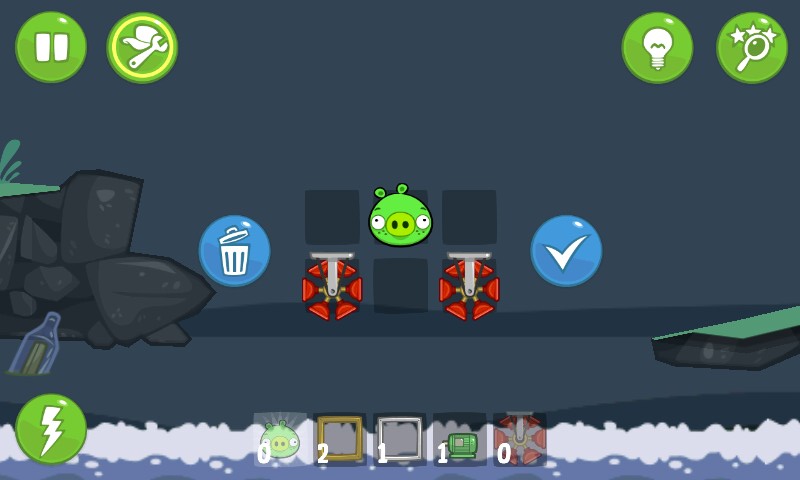 捣蛋猪hd豪华版破解版(bad piggies) v2.3.8 安卓无敌版 1