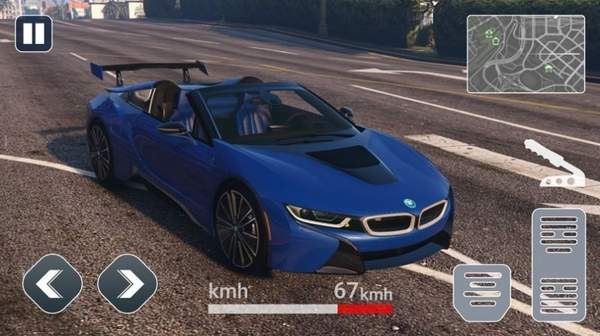 城市汽车驾驶(BMW I8 Drift)
