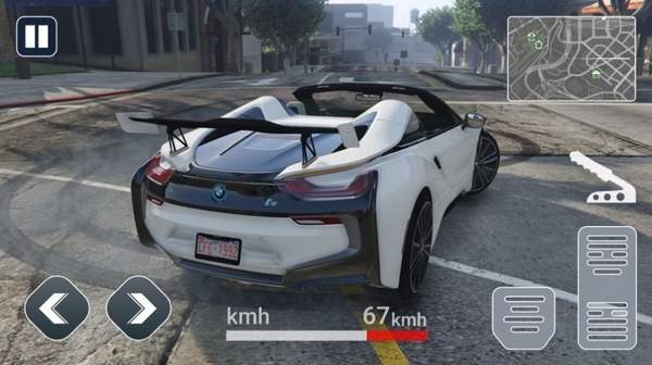 城市汽车驾驶(BMW I8 Drift)