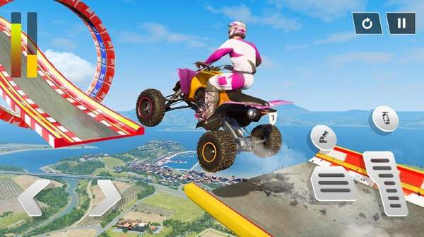 全地形车四轮飞车(Flying ATV Crash: Quad Stunts)