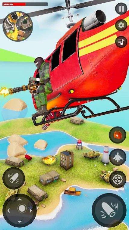 武装直升机炮手射击(Gunner Gunship Gun Games)