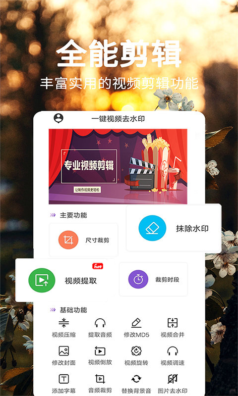 一键视频去水印免费版