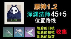原神深渊法师分布图-2021深渊法师刷新路线位置图